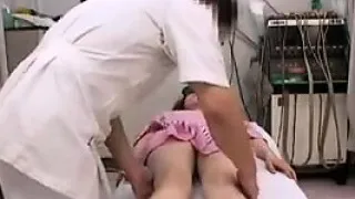 Asian amateur in maid uniform