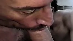 Horny stud joins Tony and Cory on the bed for an intense gay threesome