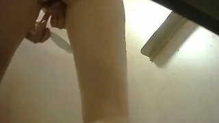 REAL hidden shower cam finger masturbation