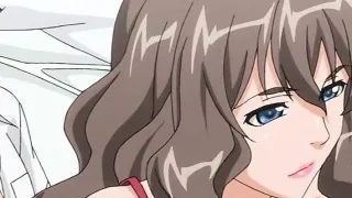 Hot anime milf dildoing and fucking