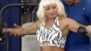 Crazy old step mom gets fucked hard in her pierced pussy