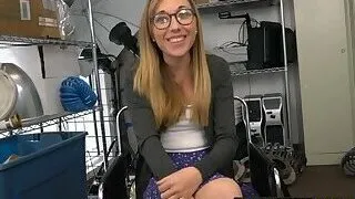 Nerdy hottie auditions by taking casting directors big black cock