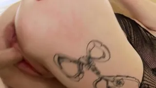 Anal slut doggystyled after spreading asshole