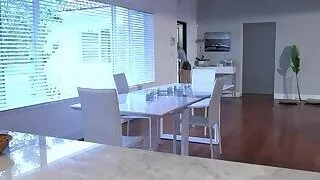 Stepmom shows teen how to take cock