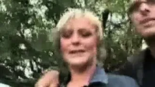 Slutty German fucked in the nature