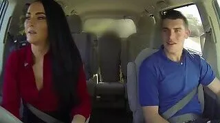 Stepmom teaches teen to fuck dick