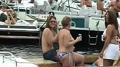 Party-loving babes enjoy getting wild and dirty for the camera