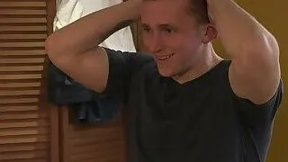 Hot sexy milf shows teen how to eat dick