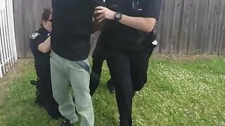 INTERRACIAL hardcore sex with DIRTY police females OUTDOORS