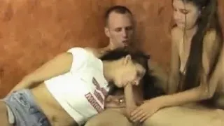 Teen JC and her bf Brent are watching a movie when sexy mom