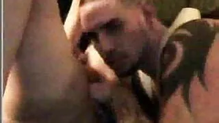 babe fucks hard and gets cum on ass