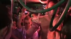 College bimbos show off their titties during a wet t-shirt contest