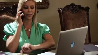 Stockinged les milf facesitting on beauty