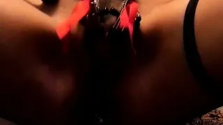 My self BDSM training with Clamps