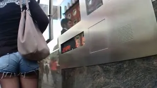 Hidden cam in public toilet