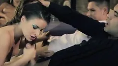 Brunette babes go wild working on their lover's mighty members