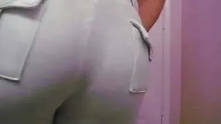 big butt white girl tease