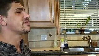 Petite redhead teen drilled in taboo duo