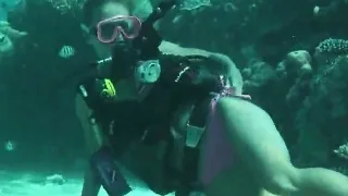 Luscious stunner is showing her spread pink cunt in close-up