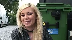 The beautiful blonde gets her hair done and talks about her dreams and fantasies