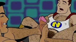 Big dick bear anal sex and cumshot