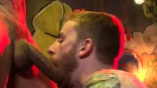 Hot gay fisting and facial cum