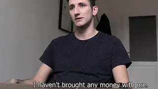 This boy was looking so sad during the whole interview! I