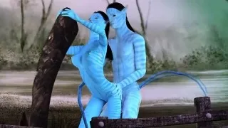 Avatar babe anal fucked by huge blue cock