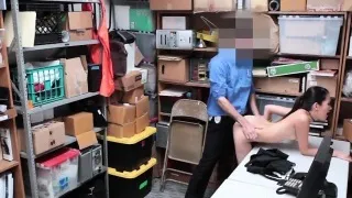 Hot asian Jade Noir getting her wet pussy stuffed by a cop