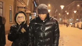 Amateur with glasses interracially banged