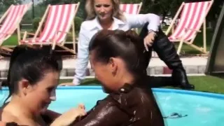 Strict mistress punishes her bitches