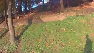 Petite courtesan in a wild action