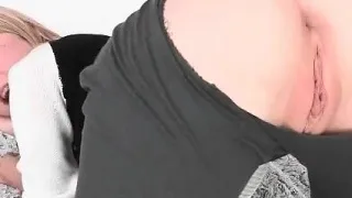 Teen doll giving deep throat after classes