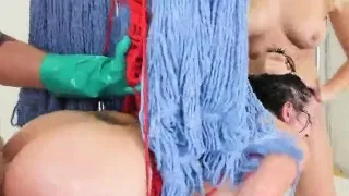 Hot teen was taken in anal assylum for awkward therapy