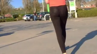 Slim teen with eyeglasses seethru