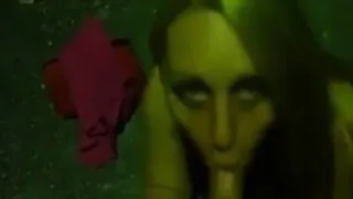 Public midnight facial for my wife Kirsten