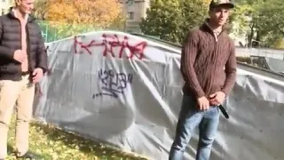 Naked male hunk on the public gay tumblr Skateboarders Fuck