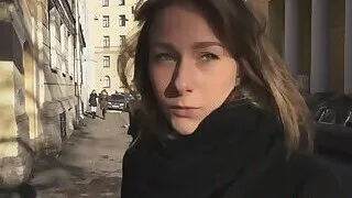 Tiny european babe plowed during audition