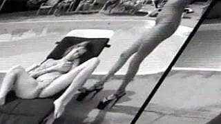 Steamy Outdoor Shower