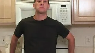 Mature beauty bent over by her new stepson