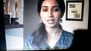 Bengali singer Shreya Goshal gets spit and cummed on