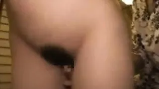 Cute Japanese teen gets naked, examined and her bush finger