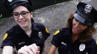Two female cops arrest big cock black