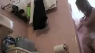 My stepsis caught fingering in the shower