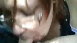 she sucks anywhere, even outside