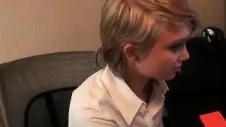 Nasty school babe blowing shaft in POV style