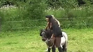 Mistress takes slave for walk