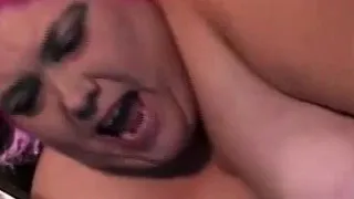 Lesbian sumo wrestlers strip during fight