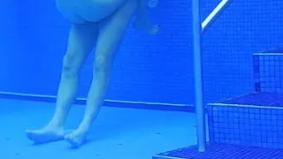 Naughty hidden underwater cam captures lovely naked bombshe