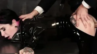 Lusty tattooed emo Joanna Angel fucked by big hard dick